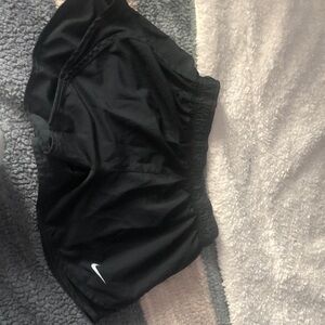 Black nike steel shorts